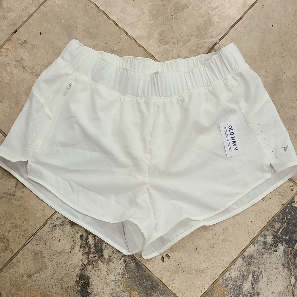 Old Navy Women's Athletic White Shorts